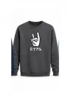 Mezatçı Dayı Bozkurt Baskılı Uzun Kollu Sweatshirt