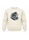 Mezatçı Dayı Göktürkçe Baskılı Uzun Kollu Sweatshirt
