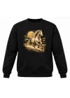 Mezatçı Dayı Göktürkçe Baskılı Uzun Kollu Sweatshirt
