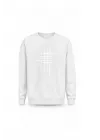 Mezatçı Dayı Çizgi Baskılı Uzun Kollu Sweatshirt