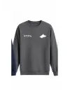 Mezatçı Dayı Göktürk Bozkurt Baskılı Uzun Kollu Sweatshirt