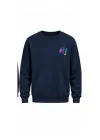 Mezatçı Dayı Hi Sembolü Baskılı Uzun Kollu Sweatshirt