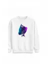 Mezatçı Dayı Ağaç Karakteri Baskılı Uzun Kollu Sweatshirt