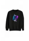 Mezatçı Dayı Ağaç Karakteri Baskılı Uzun Kollu Sweatshirt