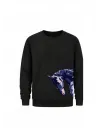 Mezatçı Dayı At Başı Baskılı Uzun Kollu Sweatshirt