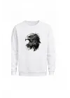 Mezatçı Dayı Kartal Baskılı Uzun Kollu Sweatshirt