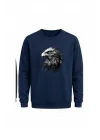 Mezatçı Dayı Kartal Baskılı Uzun Kollu Sweatshirt