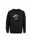 Mezatçı Dayı Kartal Baskılı Uzun Kollu Sweatshirt