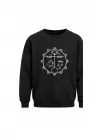 Mezatçı Dayı Kam Davulu Baskılı Uzun Kollu Sweatshirt