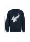 Mezatçı Dayı Karavan Baskılı Uzun Kollu Sweatshirt