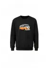 Mezatçı Dayı Uçan Kartal Baskılı Uzun Kollu Sweatshirt