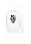 Mezatçı Dayı Kaplan Baskılı Uzun Kollu Sweatshirt