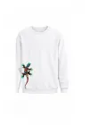 Mezatçı Dayı Kertenkele Baskılı Uzun Kollu Sweatshirt
