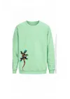 Mezatçı Dayı Kertenkele Baskılı Uzun Kollu Sweatshirt
