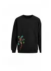 Mezatçı Dayı Kertenkele Baskılı Uzun Kollu Sweatshirt