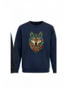 Mezatçı Dayı Kurt V6 Baskılı Uzun Kollu Sweatshirt
