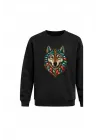 Mezatçı Dayı Kurt V6 Baskılı Uzun Kollu Sweatshirt