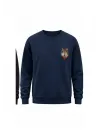 Mezatçı Dayı Kırmızı Kurt Küçük Baskı Baskılı Uzun Kollu Sweatshirt