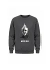 Mezatçı Dayı Kıpçak Baskılı Uzun Kollu Sweatshirt