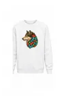 Mezatçı Dayı Kurt V5 Baskılı Uzun Kollu Sweatshirt