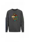 Mezatçı Dayı Kurt V5 Baskılı Uzun Kollu Sweatshirt