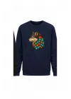 Mezatçı Dayı Kurt V5 Baskılı Uzun Kollu Sweatshirt