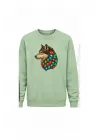 Mezatçı Dayı Kurt V5 Baskılı Uzun Kollu Sweatshirt