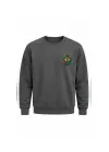 Mezatçı Dayı Kurt V3 Küçük Baskı Baskılı Uzun Kollu Sweatshirt