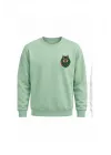 Mezatçı Dayı Kurt V3 Küçük Baskı Baskılı Uzun Kollu Sweatshirt
