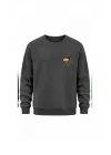 Mezatçı Dayı Kurt V5 Küçük Baskı Baskılı Uzun Kollu Sweatshirt