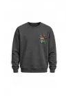 Mezatçı Dayı Kurt V6 Minimal Baskılı Uzun Kollu Sweatshirt