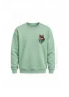 Mezatçı Dayı Kurt V6 Minimal Baskılı Uzun Kollu Sweatshirt