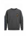 Mezatçı Dayı Kurt V6 Küçük Baskı Baskılı Uzun Kollu Sweatshirt