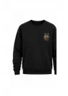 Mezatçı Dayı Kurt V6 Küçük Baskı Baskılı Uzun Kollu Sweatshirt