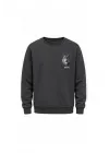 Mezatçı Dayı Kurt V8 Minimal Baskılı Uzun Kollu Sweatshirt