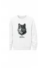 Mezatçı Dayı Kurt V8 Baskılı Uzun Kollu Sweatshirt