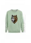 Mezatçı Dayı Kurt V7 Baskılı Uzun Kollu Sweatshirt