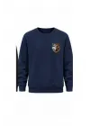 Mezatçı Dayı Kurt V7 Siyah Baskılı Uzun Kollu Sweatshirt