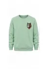 Mezatçı Dayı Kurt V7 Siyah Baskılı Uzun Kollu Sweatshirt