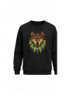 Mezatçı Dayı Kurt V9 Baskılı Uzun Kollu Sweatshirt