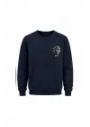 Mezatçı Dayı Kurt V9 Minimalist Baskılı Uzun Kollu Sweatshirt