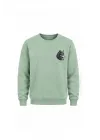 Mezatçı Dayı Kurt V9 Minimalist Baskılı Uzun Kollu Sweatshirt