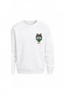 Mezatçı Dayı Kurt V10 Minimal Baskılı Uzun Kollu Sweatshirt