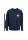 Mezatçı Dayı Kurt V10 Minimal Baskılı Uzun Kollu Sweatshirt