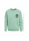 Mezatçı Dayı Kurt V10 Minimal Baskılı Uzun Kollu Sweatshirt