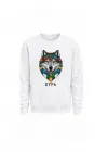 Mezatçı Dayı Kurt V10 Baskılı Uzun Kollu Sweatshirt