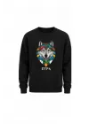 Mezatçı Dayı Kurt V10 Baskılı Uzun Kollu Sweatshirt