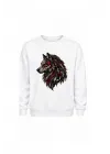 Mezatçı Dayı Kurt V11 Baskılı Uzun Kollu Sweatshirt