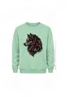 Mezatçı Dayı Kurt V11 Baskılı Uzun Kollu Sweatshirt