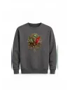 Mezatçı Dayı Osmanlı Tuğrası Baskılı Uzun Kollu Sweatshirt
